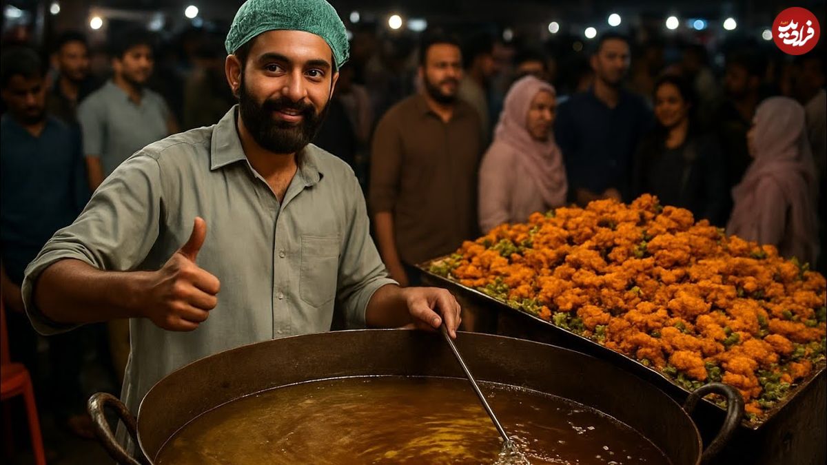 ببینید| غذای خیابانی در پاکستان؛ مرغ سوخاری و چپلی کباب در لاهور 