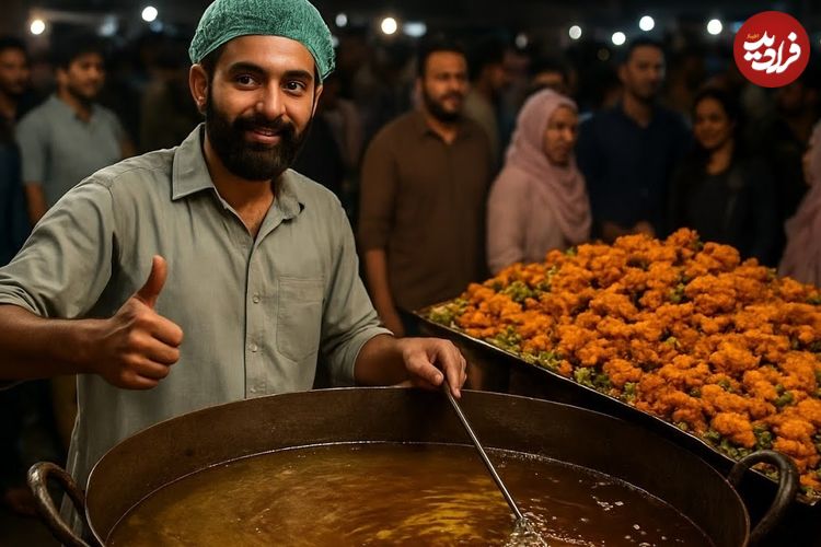ببینید| غذای خیابانی در پاکستان؛ مرغ سوخاری و چپلی کباب در لاهور 