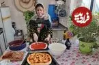 ببینید| غذای روستایی در ایران؛ تهیه پیتزا با پنیر خانگی