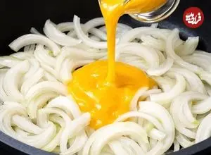 ببینید| طرز تهیه یک غذای فوری و خوشمزه با پیاز و تخم مرغ
