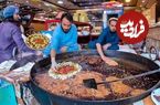 ببینید؛ غذای خیابانی در افغانستان؛ پخت چپلی کباب محبوب افغان ها در جلال آباد