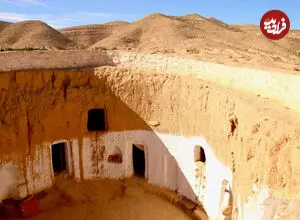 تصاویر| یک روستای عجیب و غریب در تونس: خانه‌ها زیرِ زمین صحرا درست شده اند؛ با سابقه حضور در جنگ ستارگان