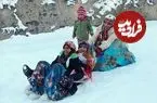 تصاویر| برف بازی دختران و زنان اهر با لباس سنتی