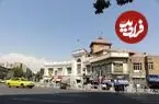 عکس| سفر به تاریخ؛ خودروهای کلاسیک در حال عبور از میدان مخبرالدوله تهران؛ سال 48