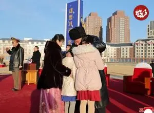 تصاویر| افتتاح شهرک مسکونی برای خانواده های "شهدای کره شمالی" در جنگ اوکراین