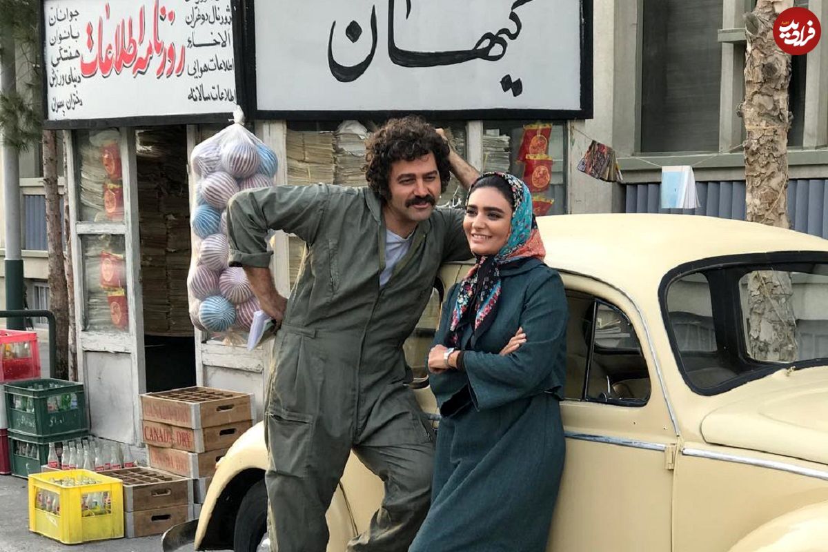 عکس؛ سفر در زمان؛ «لیندا کیانی» در اتاق گریم سریال دلدادگان؛ سال 1397