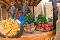 ببینید| غذای روستایی در کنیا؛ پخت پاستا با موز کال در روستا