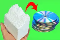 (ویدئو) ترفندی جالب برای تیز کردن چاقو با کمک CD قدیمی 