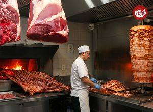 ببینید؛ غذای خیابانی در ترکیه؛ تهیه دونر کباب مشهور در استانبول