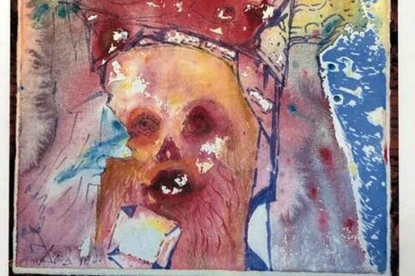 عکس؛ نقاشی غیرعادی در پارکینگ یک خانه پیدا شد