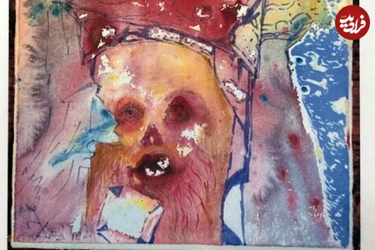 عکس؛ نقاشی غیرعادی در پارکینگ یک خانه پیدا شد