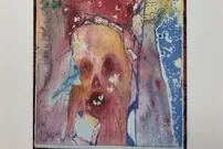 عکس؛ نقاشی غیرعادی در پارکینگ یک خانه پیدا شد