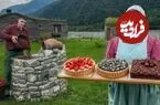 ببینید| غذای روستایی در آذربایجان؛ پخت کیک، تارت و مربا با توت فرنگی و گیلاس