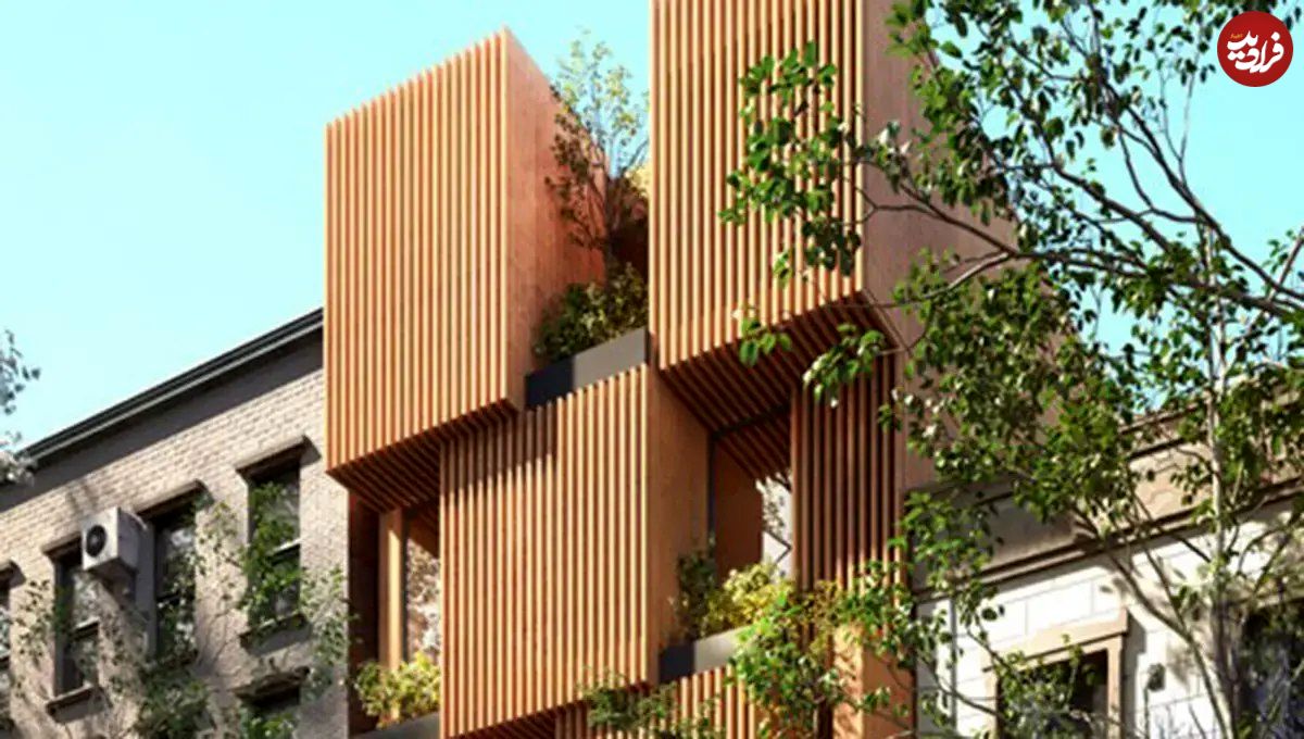 تصاویر؛ معماری متفاوت نمای آپارتمان یوسف آباد