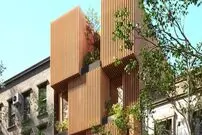 تصاویر؛ معماری متفاوت نمای آپارتمان یوسف آباد