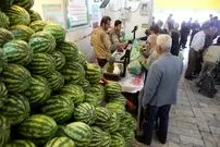 عکس| سفر به ایران قدیم؛ هندوانه‌فروش‌های نیشابوری در دوران مظفرالدین شاه