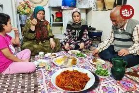 ببینید| غذای روستایی در ایران؛ پخت خورشت بامیه سنتی در روستا