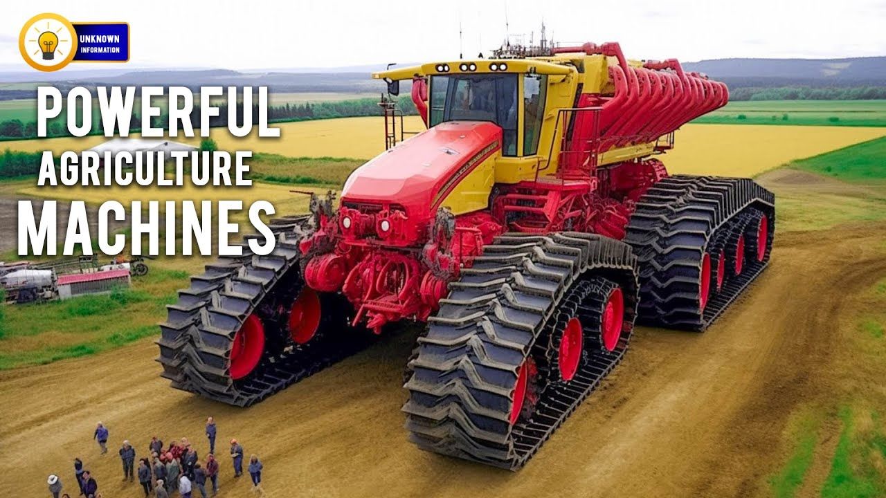 (ویدئو) 45 ماشین غول پیکر کاشت و برداشت محصول کشاورزی که تاکنون ندیده اید