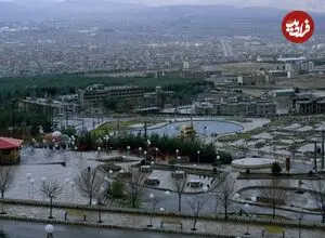 عکس| سفر زمان؛ منظرۀ دیدنی شهر «کرمانشاه» در دوران قاجار