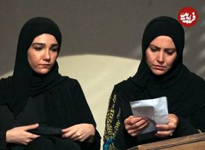 عکس؛ سفر به تاریخ؛ عکس یادگاری «طوبی و غزاله» در پشت صحنه سریال «طوبی»