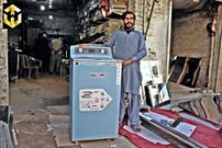 ببینید؛ مراحل دیدنی تولید ماشین لباسشویی در کارگاهی در پاکستان