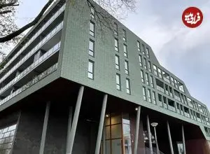 تصاویر| یکی از متفاوت ترین نمونه های معماری در آمستردام