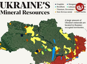 نگاهی به ذخایر منابع معدنی اوکراین که دونالد ترامپ به دنبال آن است + نقشه
