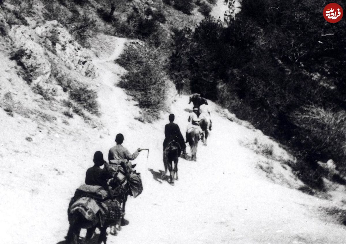 (تصاویر) سفر به عصر قاجار؛ منظرۀ «جاده چالوس» در زمان ناصرالدین‌شاه