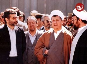 عکس؛ سفر در زمان؛ «محسن رضایی در کنار هاشمی رفسنجانی و حسن روحانی» در جبهه؛ دهه 60