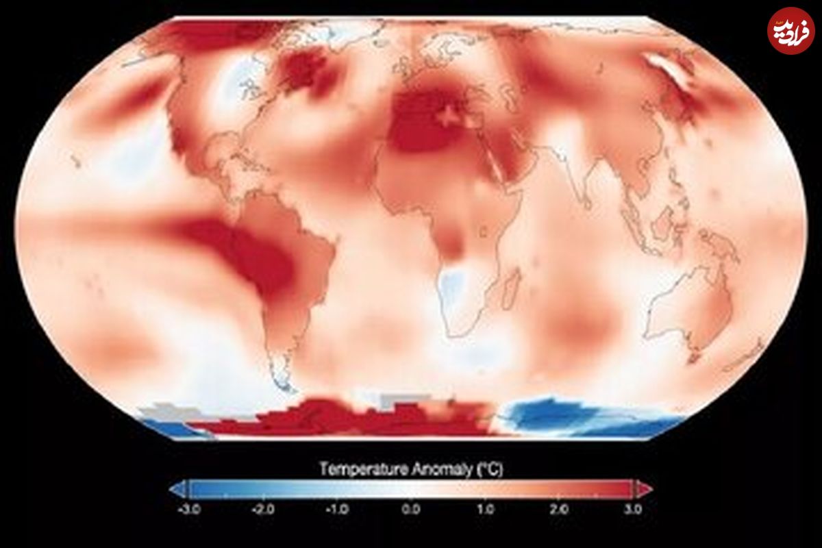 ناسا: رکورد گرمایش ۱۵۰ ساله شکست!