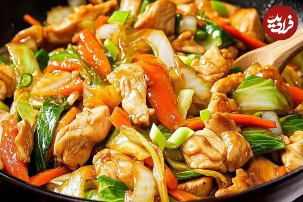 ببینید| طرز تهیه یک غذای ساده با 2 سینه مرغ