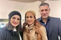 (عکس) سفر در زمان؛ «پوری بنایی در کنار علی دایی و همسرش»؛ اواخر دهه 80