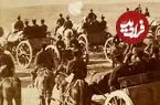 عکس| سفر زمان؛ «توپخانۀ اصفهان» در زمان قاجار در حال تمرین در میدان مشق تهران
