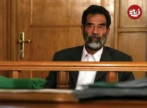 عکس| سفر در زمان؛ «صدام حسین» با ظاهر متفاوت در اجلاس سران عرب در بغداد؛ سال 1369