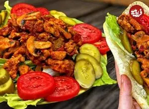 ببینید| طرز تهیه یک غذای سریع با 2 تکه سینه مرغ و 6 عدد قارچ