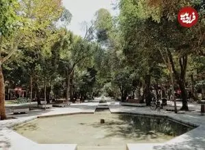 عکس| سفر زمان؛ منظرۀ خیابان «چهارباغ» اصفهان در دوران قاجار