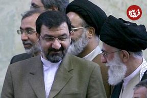 عکس؛ سفر به تاریخ؛ عکس کمتر دیده‌شده «رهبر انقلاب و محسن رضایی» با لباس نظامی در خلیج فارس؛ سال 67