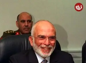 عکس| سفر در زمان؛ «ملک حسین، پادشاه ردن» در کنار پاپ ژان بیست و سوم؛ سال 1337