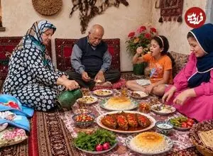 ببینید| غذای روستایی در ایران؛ پخت دلمه بادمجان در روستایی زیبا