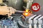 ببینید| فرآیند دیدنی ساخت چکش در کارگاهی در پاکستان