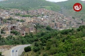 عکس؛ سفر به تاریخ؛ منظرۀ شهر «سردشت» در دوران قاجار؛ 130 سال قبل