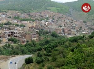 عکس؛ سفر به تاریخ؛ منظرۀ شهر «سردشت» در دوران قاجار؛ 130 سال قبل