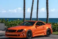 تصاویر؛ رنگ خاص این مرسدس‌بنز توجه شما را جلب می‌کند