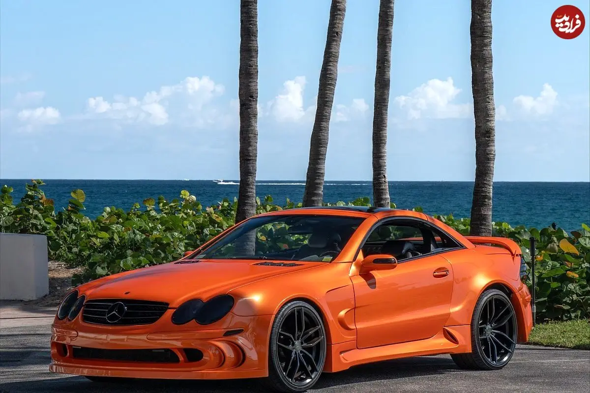 تصاویر؛ رنگ خاص این مرسدس‌بنز توجه شما را جلب می‌کند