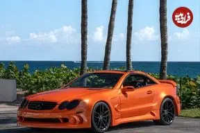 تصاویر؛ رنگ خاص این مرسدس‌بنز توجه شما را جلب می‌کند