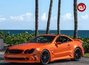 تصاویر؛ رنگ خاص این مرسدس‌بنز توجه شما را جلب می‌کند