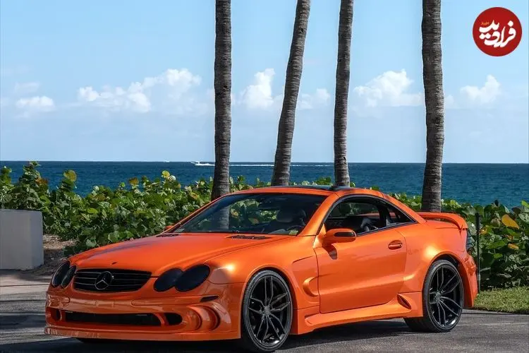 تصاویر؛ رنگ خاص این مرسدس‌بنز توجه شما را جلب می‌کند