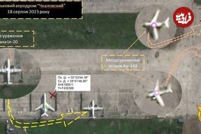 ( عکس) اوکراین هواپیما و بالگردهای روسیه را منفجر کرد