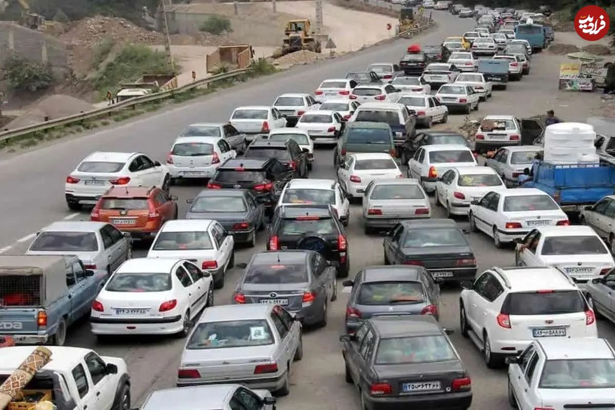 آخرین وضعیت جادهها؛ ترافیک نیمه سنگین در محور چالوس
