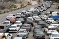 آخرین وضعیت جاده‌ها؛ ترافیک نیمه سنگین در محور چالوس